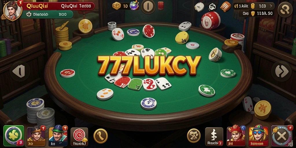 Gameplay seru QiuQiu di 777LUKCY yang mengasyikkan.