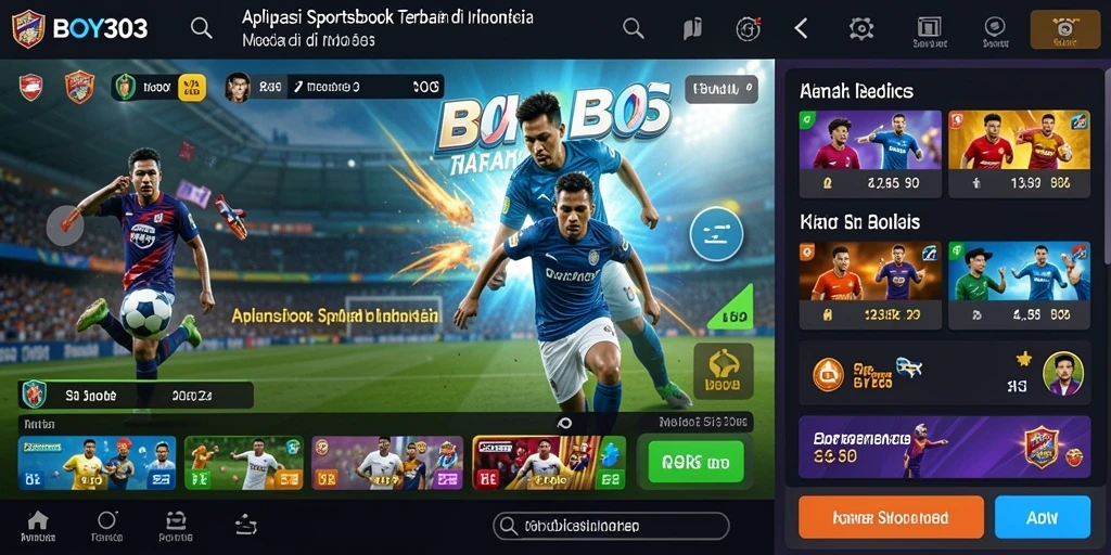 Tampilan screenshot gameplay Sportsbook BOY303 yang menarik.