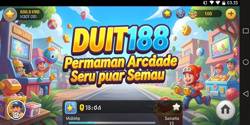 Tampilan gameplay <strong>DUIT188</strong> yang penuh warna dan menantang.