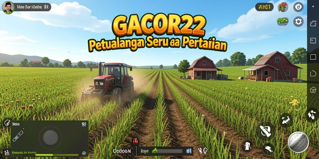 Tangkapan layar utama GACOR22 menampilkan pengalaman bertani yang menyenangkan.