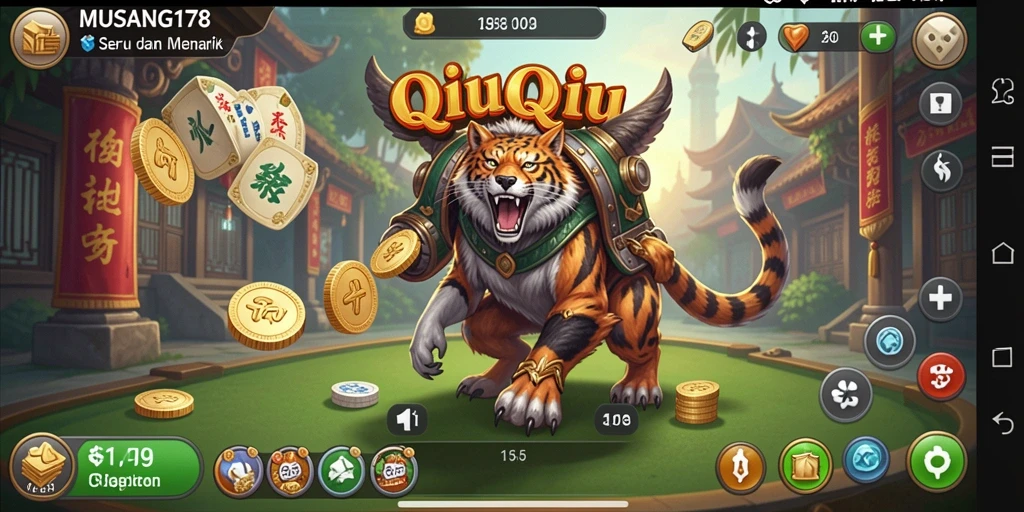 Tangkapan layar menunjukkan gameplay menarik MUSANG178 QiuQiu.