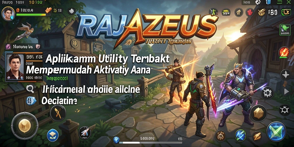 Tampilan antarmuka RAJAZEUS yang sederhana dan fungsional.