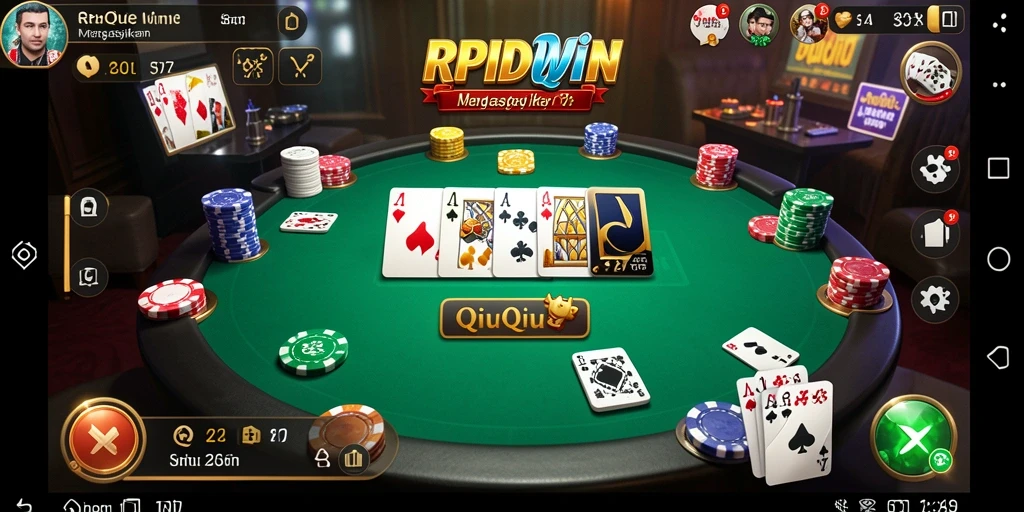 Tampilan screenshot RPIDWIN menampilkan gameplay seru QiuQiu.