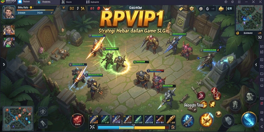 Tampilan gameplay RPVIP1 dengan pertarungan strategi yang dinamis.
