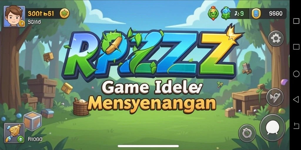 Screenshot RPZZZ menampilkan gameplay Idle yang menarik dan interaktif.