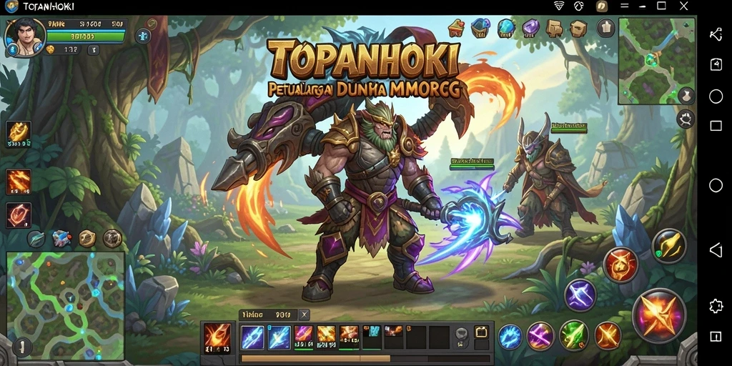 Gameplay seru di dunia petualangan TOPANHOKI yang menakjubkan.