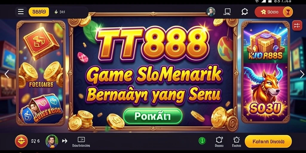 Screenshot TTT888 menampilkan gameplay Slot yang seru dan menghibur.