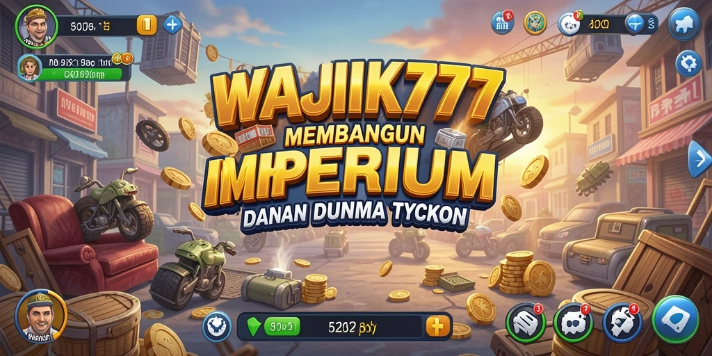 Tampilan gameplay WAJIK777 dengan elemen Tycoon yang menarik.